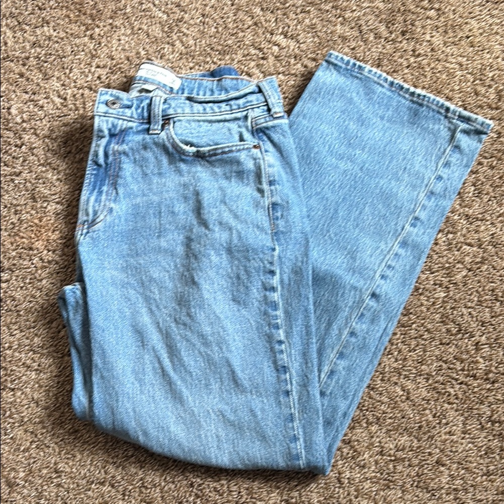 Abercrombie curve love baggy low rise Jeans